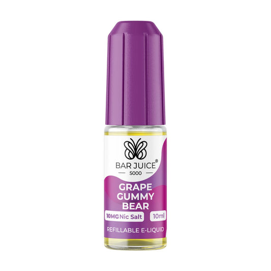 Bar Juice 5000 - Nic Salts - Grape Gummy Bear