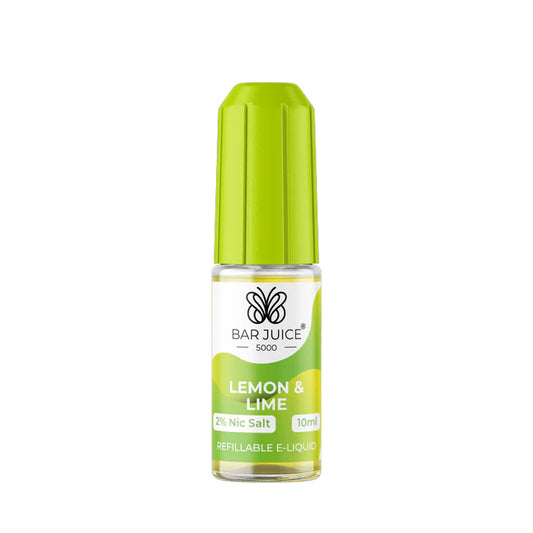 Bar Juice 5000 - Nic Salts - Lemon & Lime