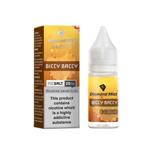 Diamond Mist 20mg Nic Salts - Biccy Baccy