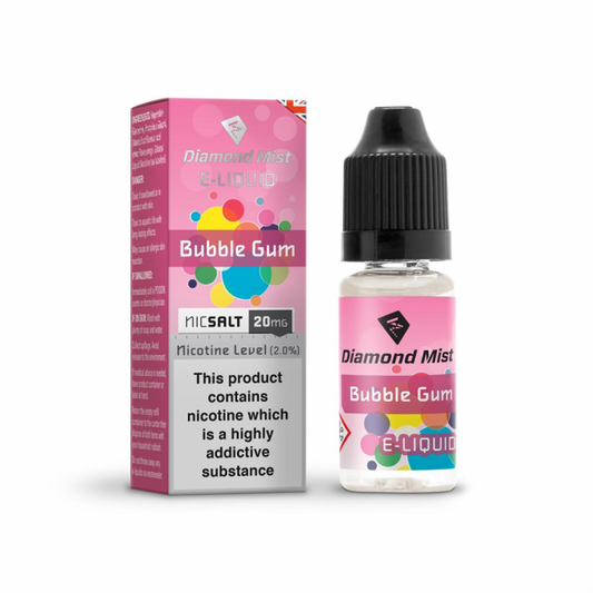 Diamond Mist 20mg Nic Salts - Bubble Gum