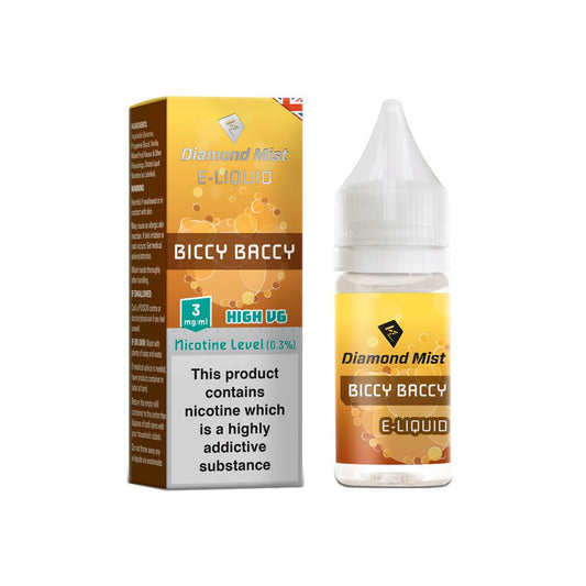 Diamond Mist E Liquid High VG - (Biccy Baccy)